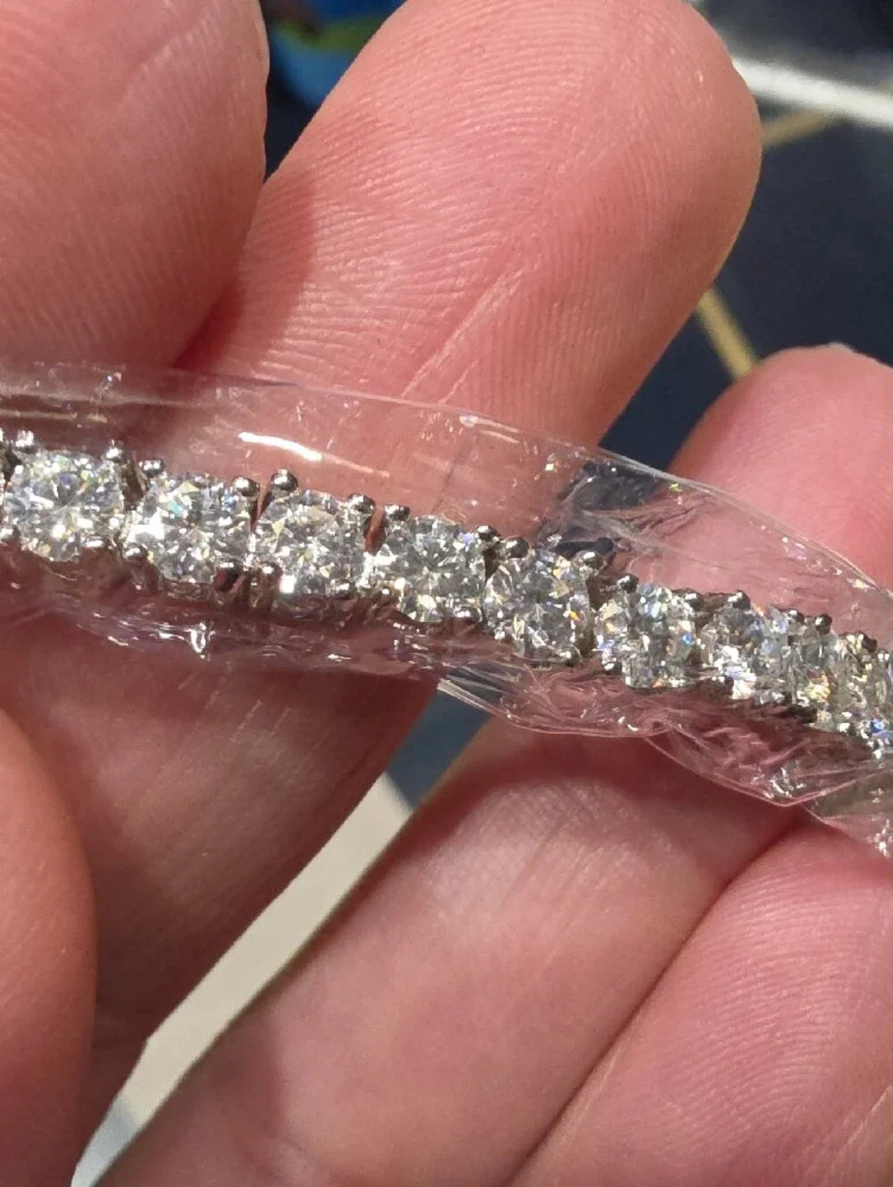 Beautiful Moissanite Bracelet With GRA certification